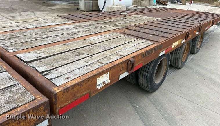 image for item DQ1003 2001 Load King 253TT  tilt deck equipment trailer