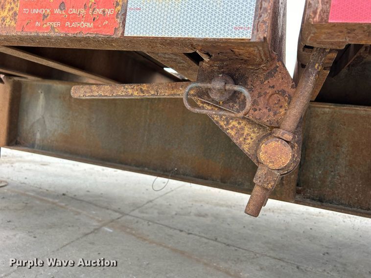 image for item DQ1003 2001 Load King 253TT  tilt deck equipment trailer