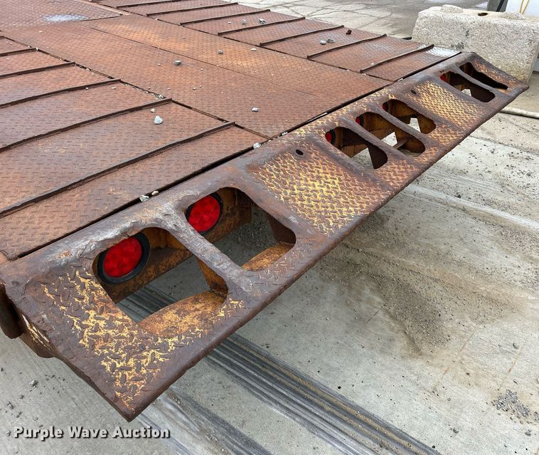 image for item DQ1003 2001 Load King 253TT  tilt deck equipment trailer