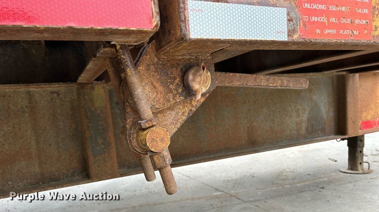 image for item DQ1003 2001 Load King 253TT  tilt deck equipment trailer