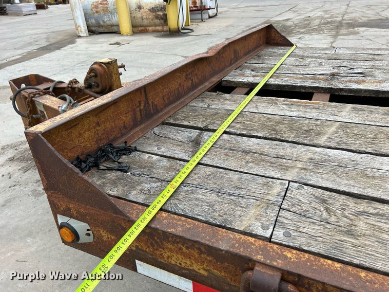 image for item DQ1003 2001 Load King 253TT  tilt deck equipment trailer