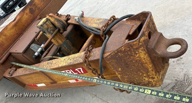 image for item DQ1003 2001 Load King 253TT  tilt deck equipment trailer