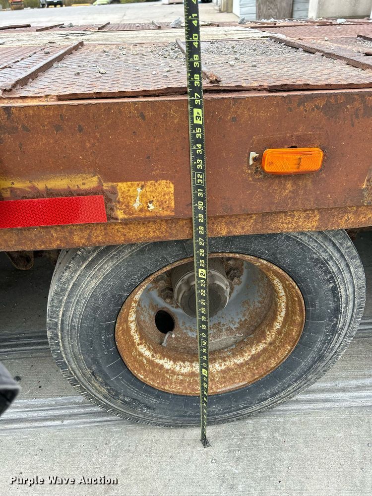 image for item DQ1003 2001 Load King 253TT  tilt deck equipment trailer