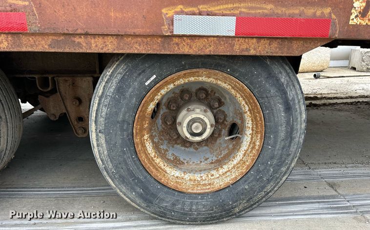 image for item DQ1003 2001 Load King 253TT  tilt deck equipment trailer