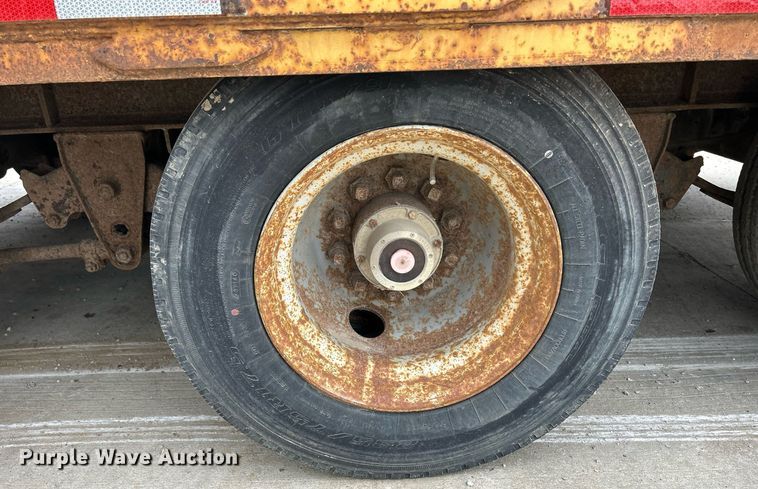 image for item DQ1003 2001 Load King 253TT  tilt deck equipment trailer