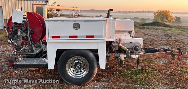 image for item DQ1005 2004 U.S. Jetting 4018 300 TRL  sewer jetter trailer