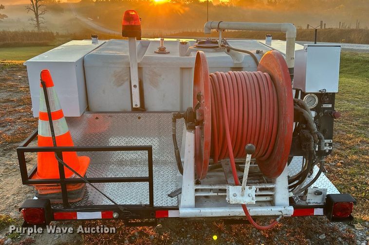 image for item DQ1005 2004 U.S. Jetting 4018 300 TRL  sewer jetter trailer