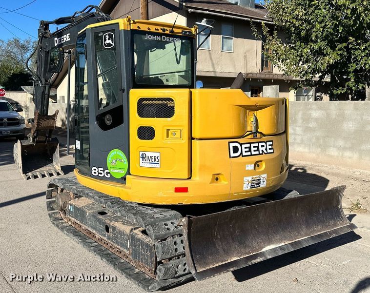 image for item DQ1459 2018 John Deere 85G  mini excavator