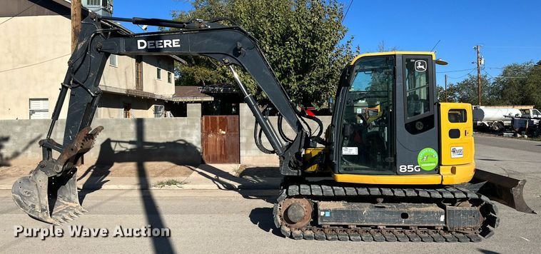 image for item DQ1459 2018 John Deere 85G  mini excavator