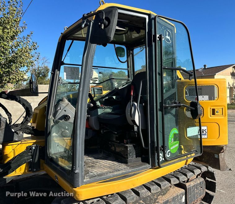 image for item DQ1459 2018 John Deere 85G  mini excavator