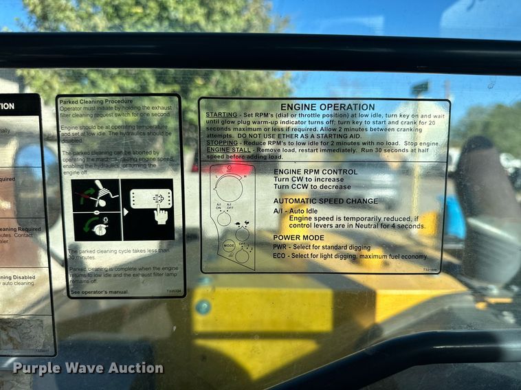 image for item DQ1459 2018 John Deere 85G  mini excavator