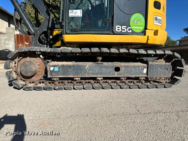 image for item DQ1459 2018 John Deere 85G  mini excavator