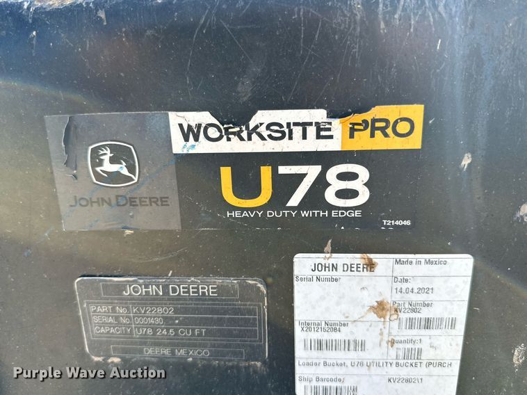 image for item DQ1460 2021 John Deere 325G  tracked skid steer loader