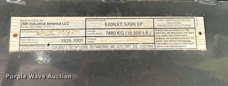 image for item DQ2232 2018 Case 570N EP  landscape tractor