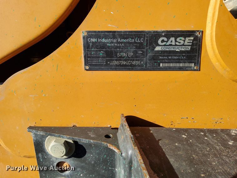 image for item DQ2232 2018 Case 570N EP  landscape tractor