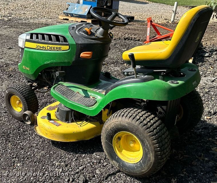 image for item DW2755 John Deere D120  lawn mower