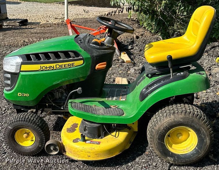 image for item DW2755 John Deere D120  lawn mower