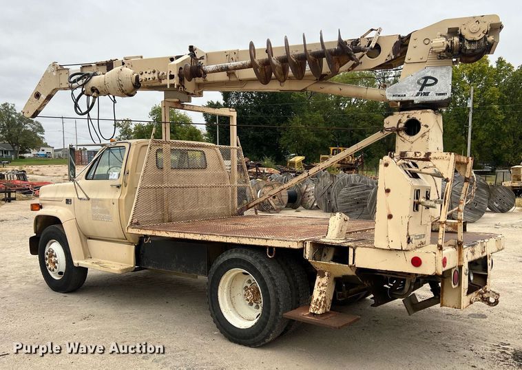 image for item DW2855 1986 GMC 7000  digger derrick truck