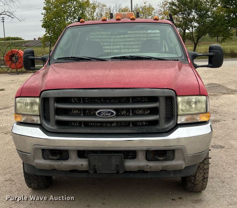 image for item DW2856 2003 Ford F450 Super Duty  Crew Cab flatbed truck