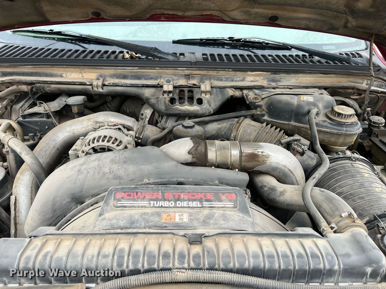 image for item DW2856 2003 Ford F450 Super Duty  Crew Cab flatbed truck