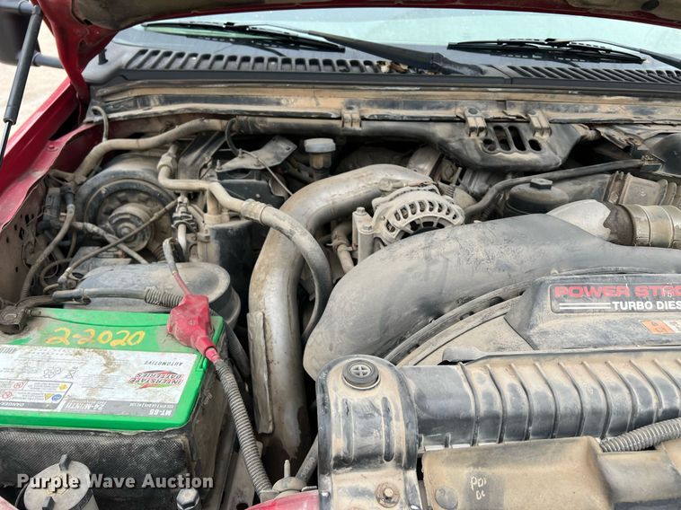 image for item DW2856 2003 Ford F450 Super Duty  Crew Cab flatbed truck