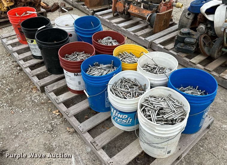 image for item DW2860 (13) buckets of bolts