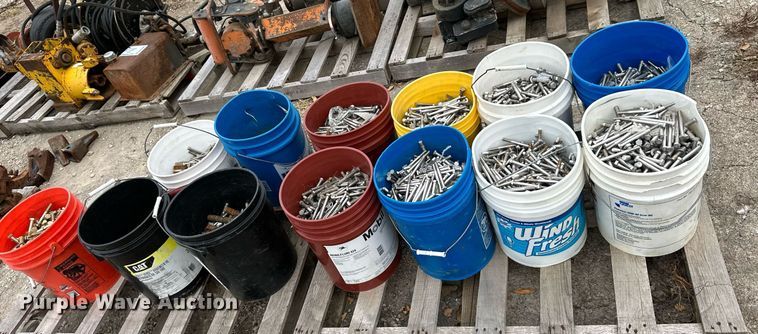 image for item DW2860 (13) buckets of bolts