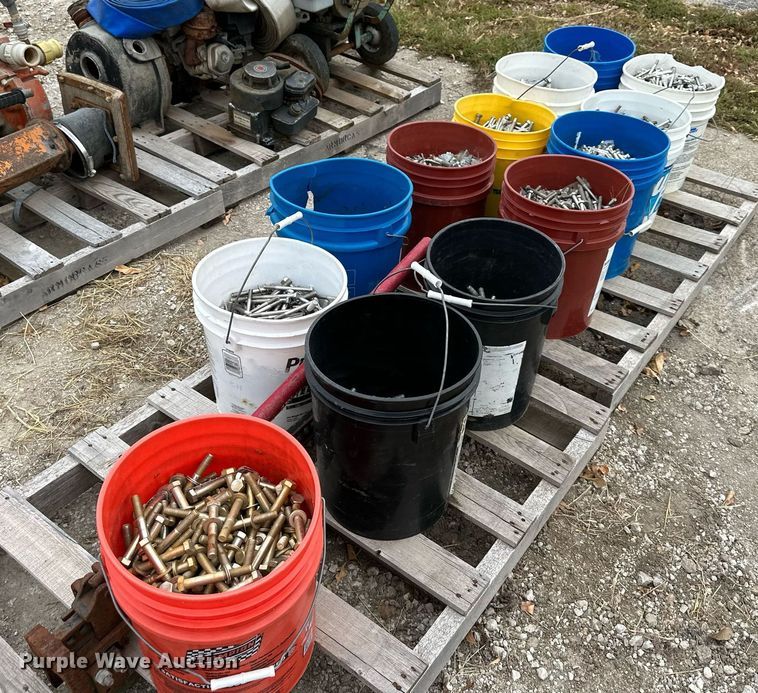 image for item DW2860 (13) buckets of bolts