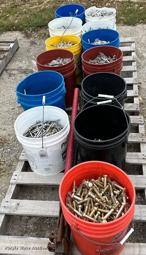 image for item DW2860 (13) buckets of bolts