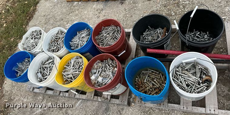 image for item DW2860 (13) buckets of bolts