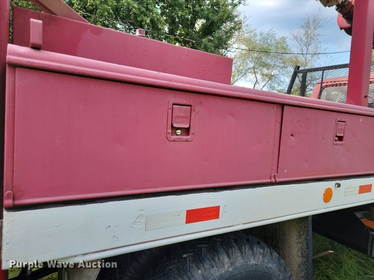 image for item HY9114 1983 Ford 8000  digger derrick truck