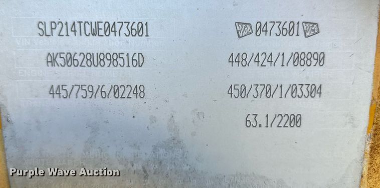 image for item IU9028 1998 JCB 214  backhoe