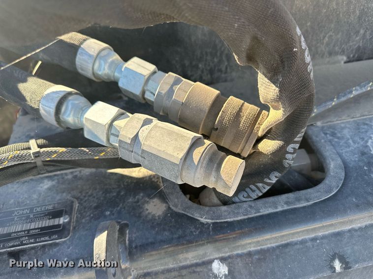 image for item IU9047 John Deere SB84H  skid steer snow blower