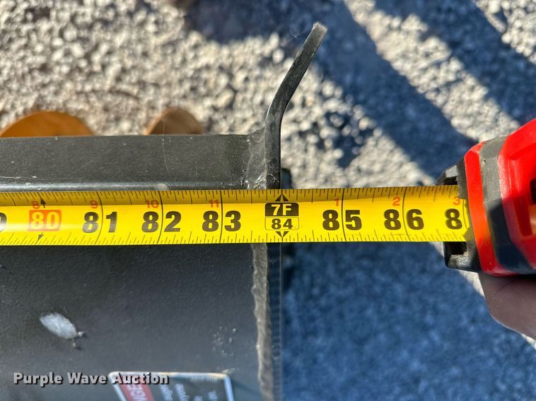 image for item IU9047 John Deere SB84H  skid steer snow blower