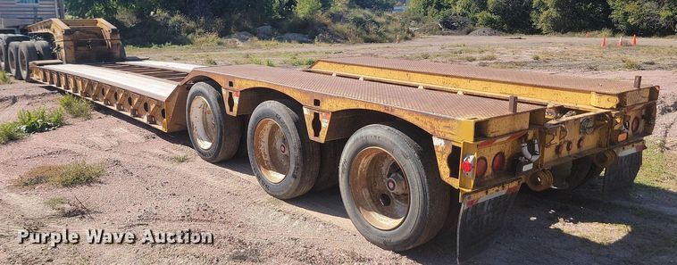 image for item JG9774 1998 Load King 503/4DD  lowboy equipment trailer