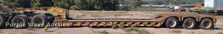 image for item JG9774 1998 Load King 503/4DD  lowboy equipment trailer