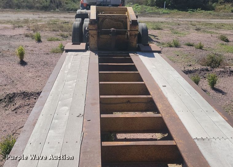image for item JG9774 1998 Load King 503/4DD  lowboy equipment trailer