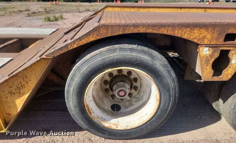 image for item JG9774 1998 Load King 503/4DD  lowboy equipment trailer