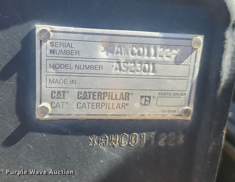 image for item JG9781 2010 Caterpillar AP1000D  paver