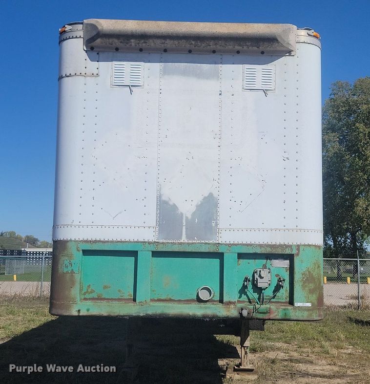 image for item JG9783 1990 Fruehauf FB8-F2-42  dry van trailer