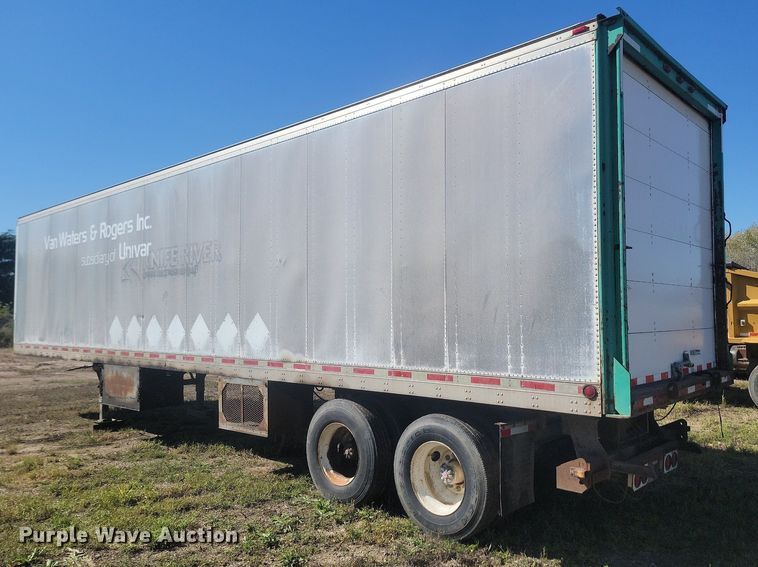 image for item JG9783 1990 Fruehauf FB8-F2-42  dry van trailer