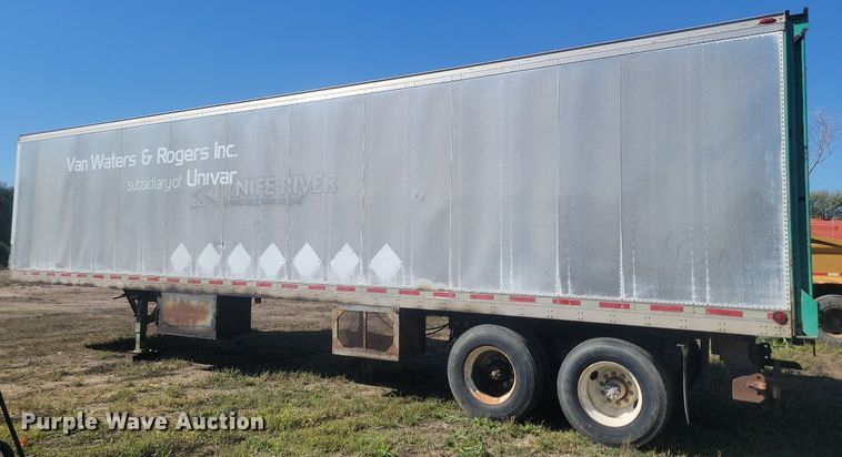image for item JG9783 1990 Fruehauf FB8-F2-42  dry van trailer