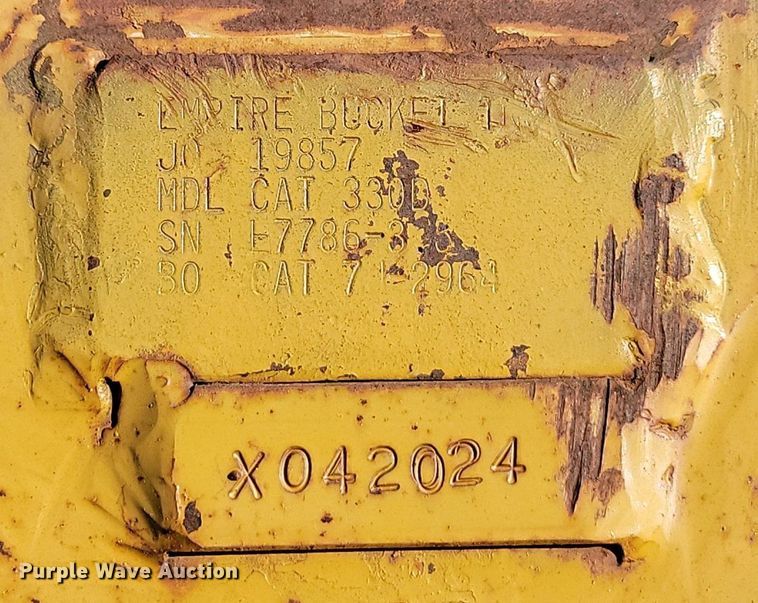 image for item JG9784 Empire  excavator bucket