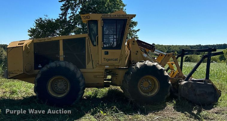 image for item KT9297 2003 Tigercat M724D  mulcher