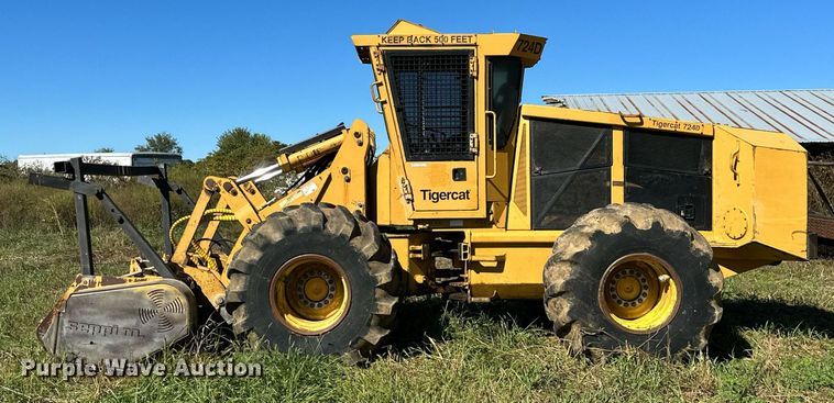 image for item KT9297 2003 Tigercat M724D  mulcher
