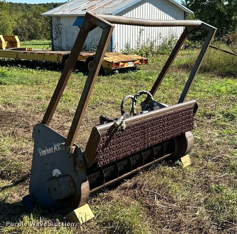 Timber Ax 73AXH6 skid steer mulcher in Neosho, MO Item KT9298 sold Purple Wave