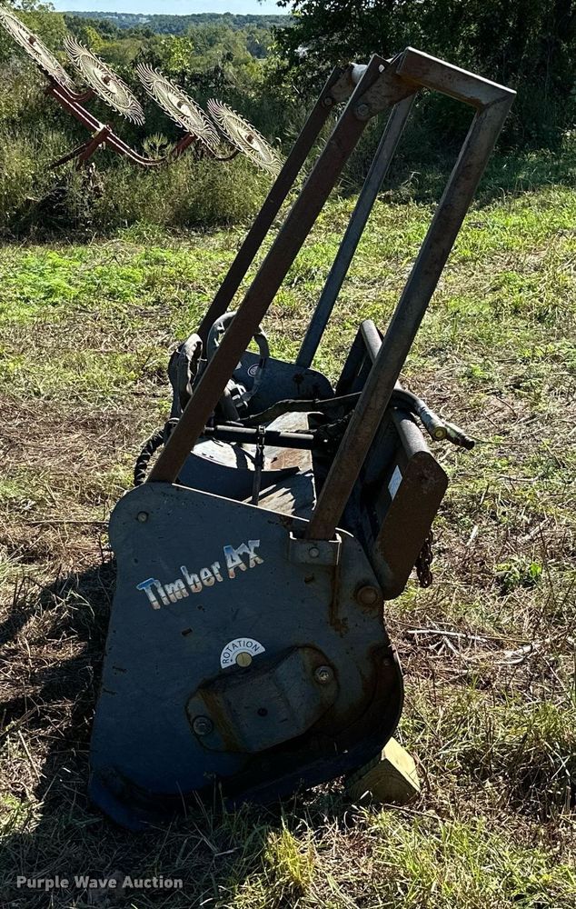 Timber Ax 73AXH6 skid steer mulcher in Neosho, MO Item KT9298 sold Purple Wave