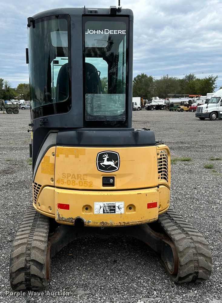 image for item KW9015 2014 John Deere 35D  mini excavator