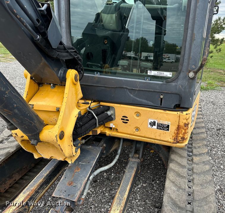 image for item KW9015 2014 John Deere 35D  mini excavator