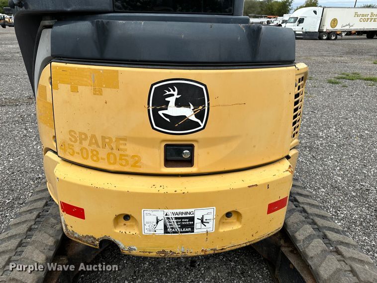 image for item KW9015 2014 John Deere 35D  mini excavator